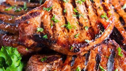 Grilled Pork at Kingstel Hotel restaurant