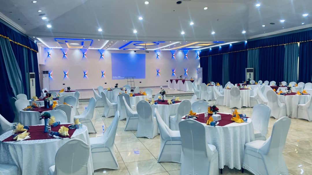 Wedding and social event set-up at Kingstel Hotel, Takoradi